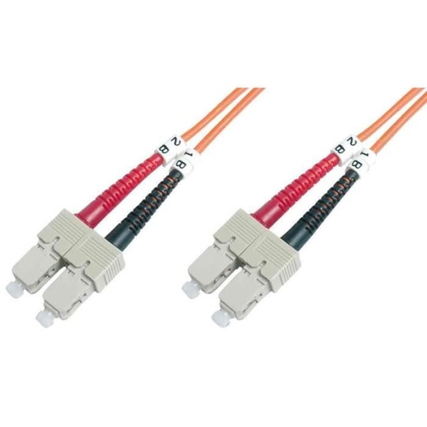 Duplex fiberoptisk kabel 62,5/125 OM1 SC SC Orange 3 m