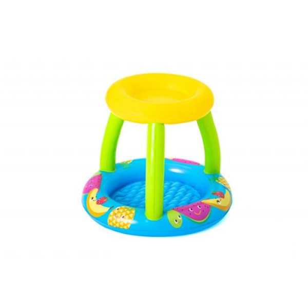 Soppebassin med oppustelig parasol - AC-DÉCO - 94 x 89 x 79 cm - UPF 50+ - 26 L