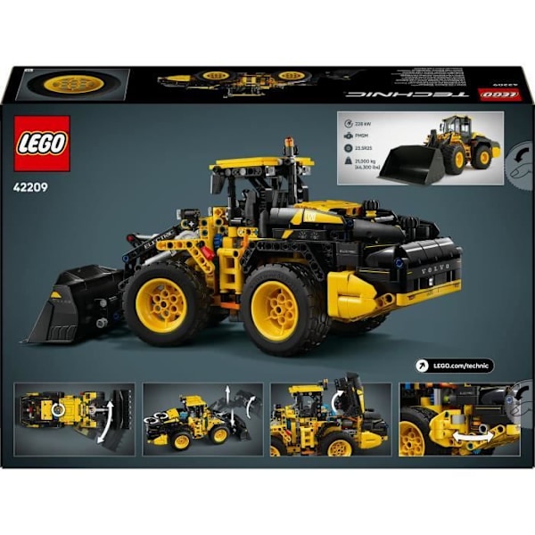 LEGO Technic 42209 Volvo L120 Electric Hjulgrävare - Spel för pojkar från 9 år