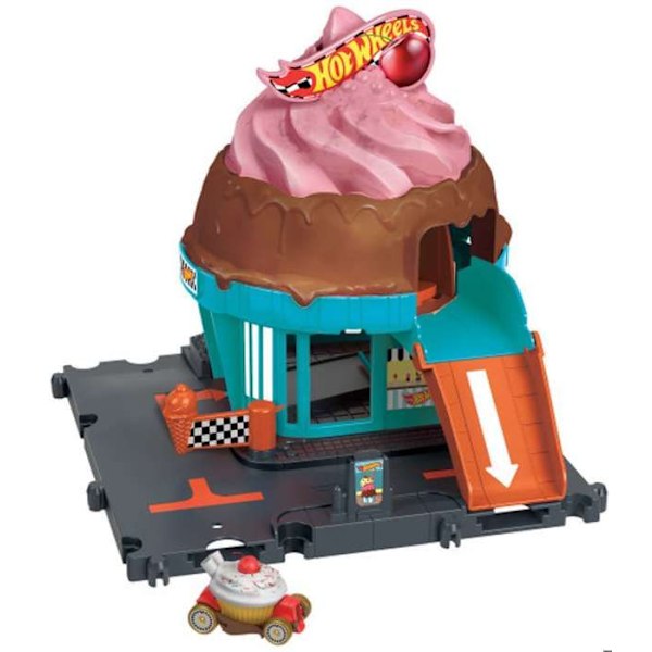 Hot Wheels City Sæt Gletsjer + køretøj