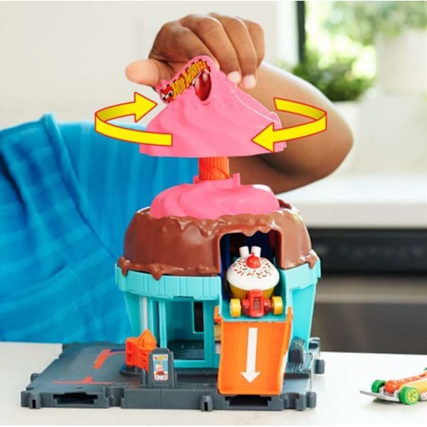 Hot Wheels City Set Glacier + fordon