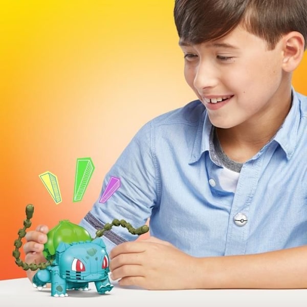Mega Construx - Bulbasaur Pokémon at bygge - Bygge klodser - Fra 7 år GVK83 Grön