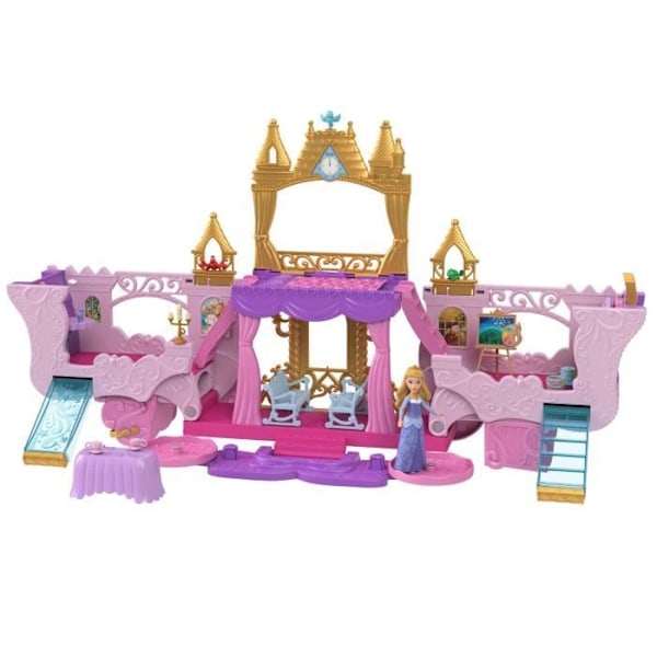 Vaunu ja linna - Mattel Disney Princess -setti Aurora-nukkella HWX17 Flerfärgad