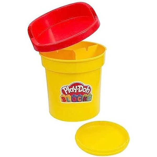 Rakennus- ja mallinnuspeli - Grandi Giochi - Play Doh Blocks - Kauha/tuolisäiliö - Monivärinen Flerfärgad