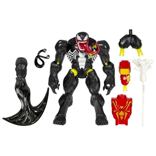 MixMashers Venom Deluxe, 12 cm tilpasselig figur, som kan blandes og kombineres med tilbehør, Marvel, fra 4 år. Flerfärgad