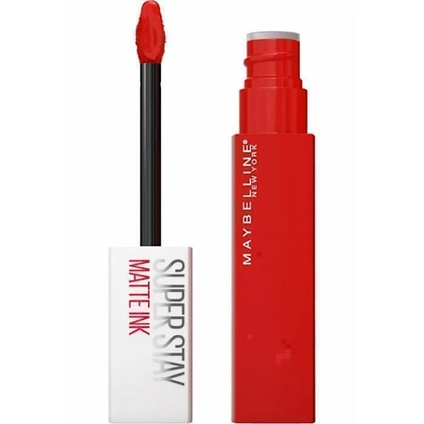 Huulipuna - Maybelline New York - Superstay Matte Ink - N°320 Individualist - 5ml - Samettinen mattapinta Röd