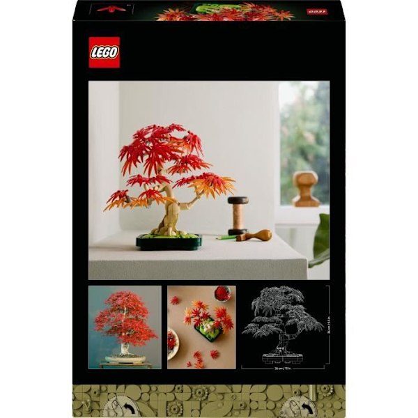 LEGO Botanicals 10348 Röd Japansk Lönn - Byggsats för Vuxna röd grön