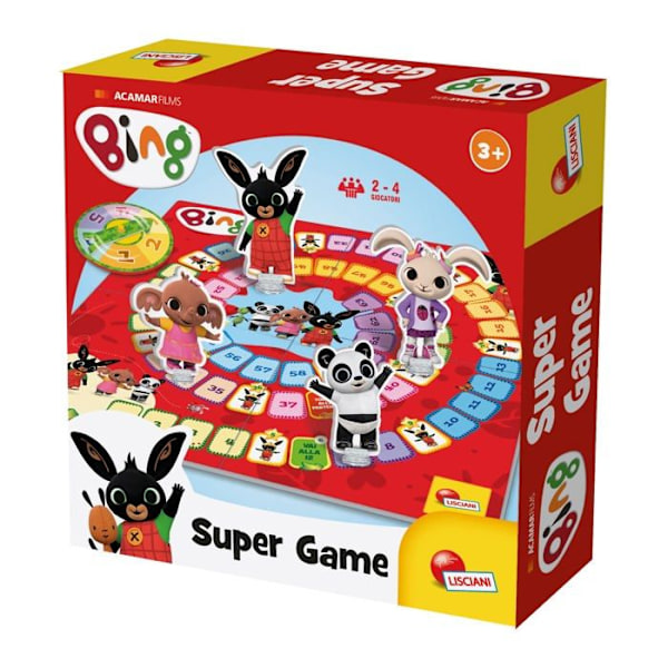 Brætspil - Liscianigiochi brætspil - 92116 - Lisciani Giochi- Bing Super Game Color,