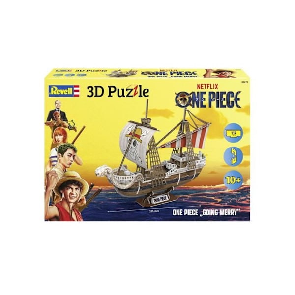Bådspuzzle 3D: One Piece Flyvende Lam - Gå glade