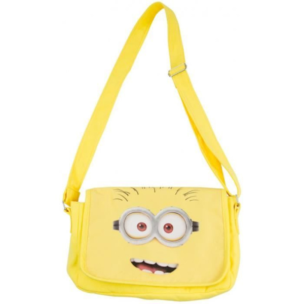 Axelväska - Minions - Ansikten - Polyester - 28 x 15 cm - Under officiell licens