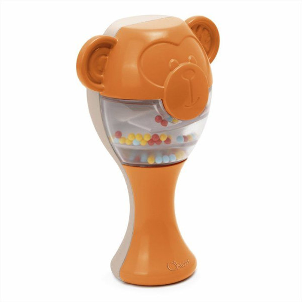 Herätysleikit - Chicco - Apina Marakatit - Kierrätetty muovi - 3 kuukautta - Unisex brun/grön