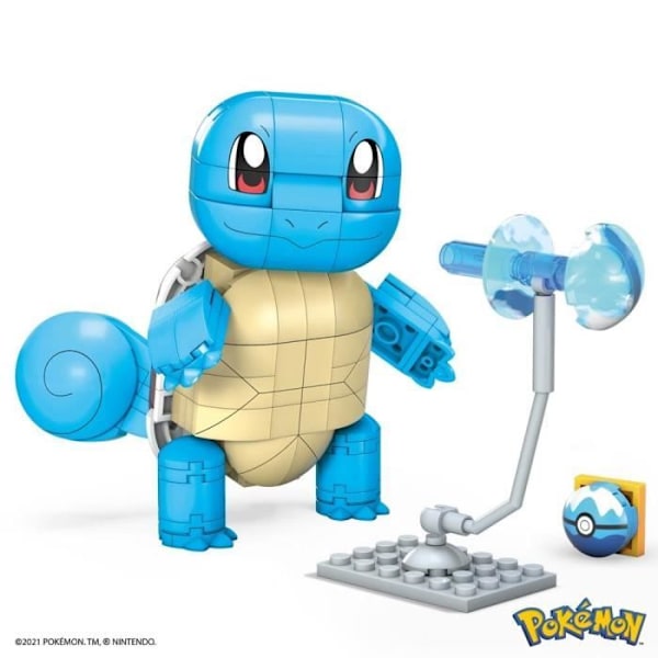 Mega Construx - Pokémon Squirtle to Build - Byggspel - Från 7 år GYH00 Flerfärgad