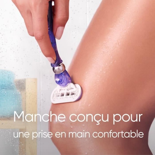 Venus Deluxe Smooth Swirl 5 Blade Razor - 2 Blade Refills ingår N/A