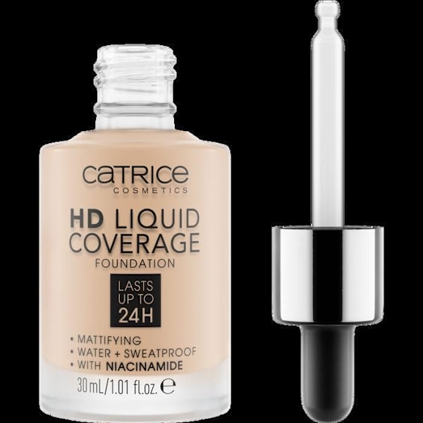 CATRICE LIQUID COVERAGE HD FOUNDATION 030 Sand Beige