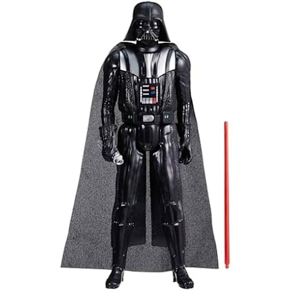 Figuriini - STAR WARS - Darth Vader - 30 cm - Punainen valomiekka - 5 nivelepistettä Svart