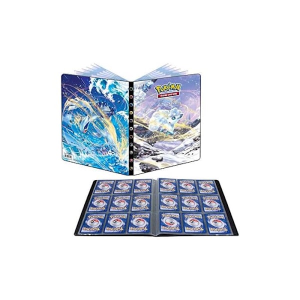 Notesbog til opbevaring af Pokémon-kort - ASMODEE - Portfolio A4 252 - Silver Storm - Til samlere fra 6 år