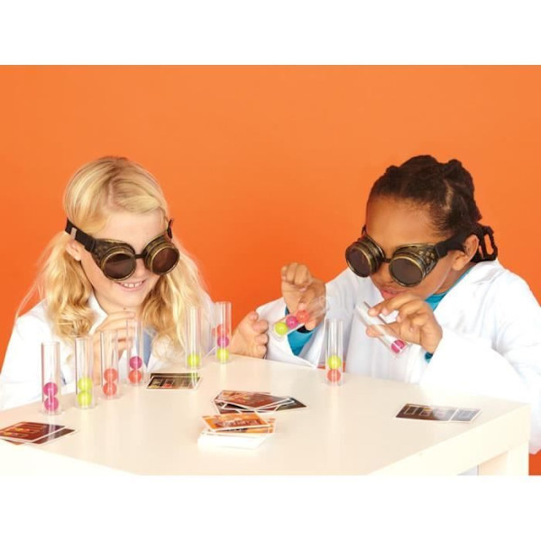 Action- och reflexspel - BLÅ ORANGE - Dr Eureka - 12 provrör - Flerfärgad - 6 år+ Flerfärgad
