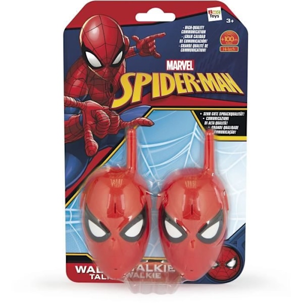 Sähkölelu - IMC TOYS - 551435 - Talkie Walkie Hämähäkkimies Punainen