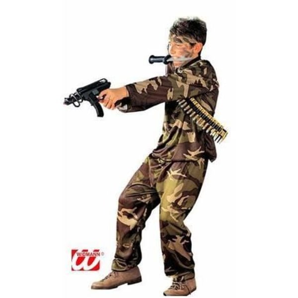 Specialstyrkedräkt - WIDMANN - Militär - Pojke - 8 år - Utomhus - Svart