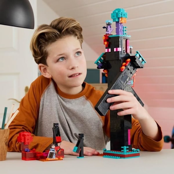 LEGO Minecraft 21279 Enderman Torn - Byggsattslek för pojkar från 9 år Flerfärgad