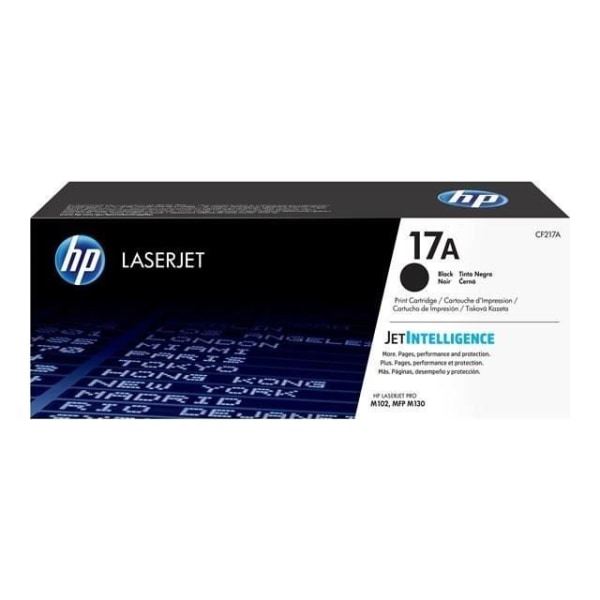 HP 17A (CF217A) svart tonerkassett för LaserJet Pro M102/MFP M130-skrivare