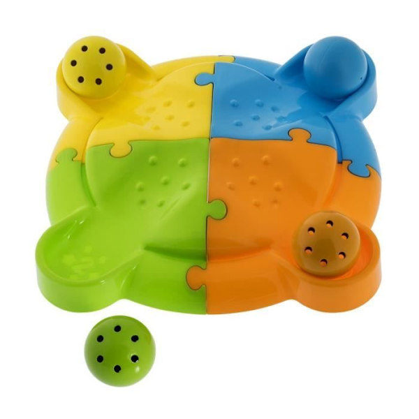 CHICCO Stack & Fun staplingsspel med 5 spellägen och 4 färgglada bollar Flerfärgad