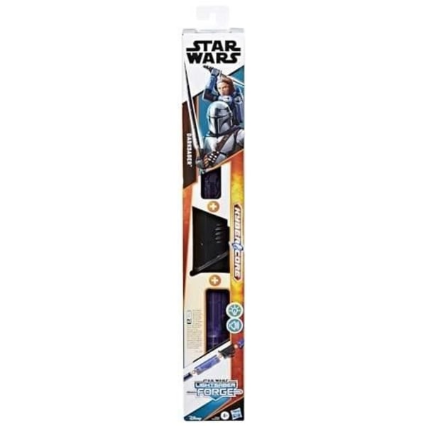 Mandalorian elektronisk lyssværd Sort sabel, Star Wars Lightsaber Forge Kyber Core, legetøj til børn, fra 4 år Flerfärgad