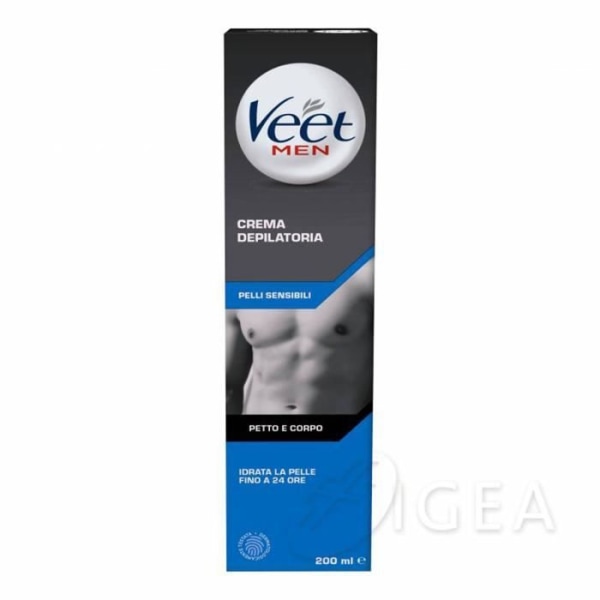Veet Hair Removal Cream Sensitive Skin Kropp och bröst, 200 m