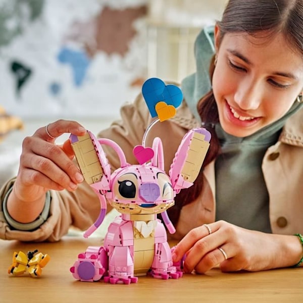 LEGO Disney 43257 Angel Rakennussarja Lilo & Stitch tytöille ja pojille alkaen 9-vuotiaille
