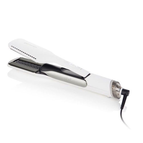 Linsavare 2-i-1 - GHD - Duet Style - Vit - Ultra Gloss-plattor - Airfusion-teknologi