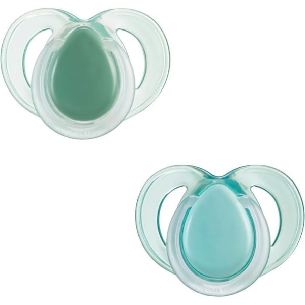 Yötutti - TOMMEE TIPPEE - 18-36 kk - 2 fosforoivan tutin setti uudelleenkäytettävällä sterilointikapselilla