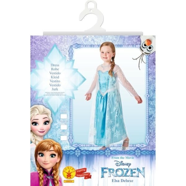 Lyx Elsa kostym - Frozen - Girl - Olika storlekar tillgängliga