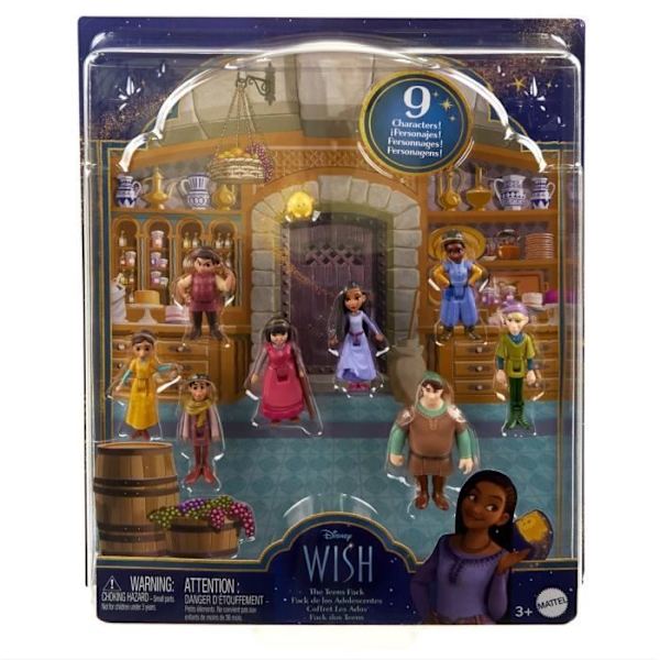 COFFRET 8 KARAKTERER - MATTEL - HPX36 - DISNEY DOCKA Flerfärgad