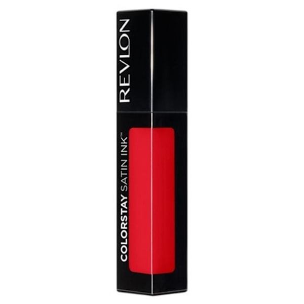 Läppstift - REVLON - Colorstay Satin Ink - Långvarig - N°015 Fire&Ice - Fuktgivande N°015 Eld&Is