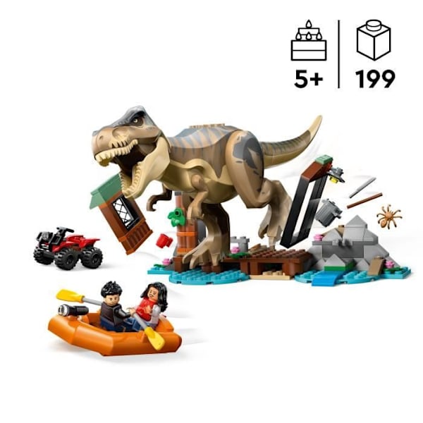 Jurassic World T. rex ja pakoonjoki