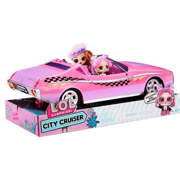 City Cruiser Vehicle L.O.L. Överraskning - Innehåller 1 exklusiv docka Rosa