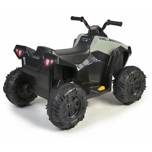Elektrisk quad - FEBER - Boxer 12V - Sort - 3 år og derover - 30 kg max - Automatisk bremse Boxare