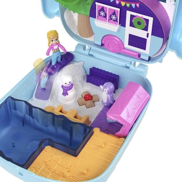 COFFRET HAREKAT SOIRÉE PYJAMA - POLLY POCKET - HKV37 - MINI DU POUPEE POLLY POCKET COFFRET KOMPAKT Flerfärgad