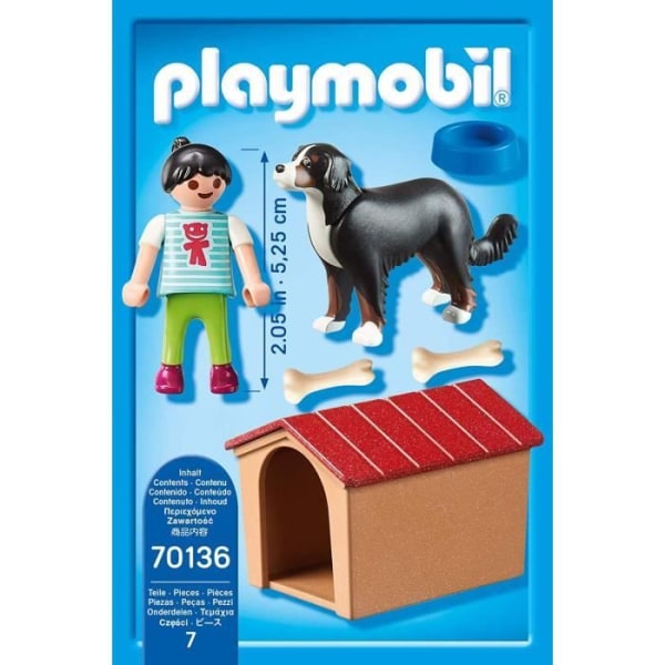 PLAYMOBIL - 70136 - Country La Ferme - Barn med hund - Flerfärgad - 7 stycken Flerfärgad