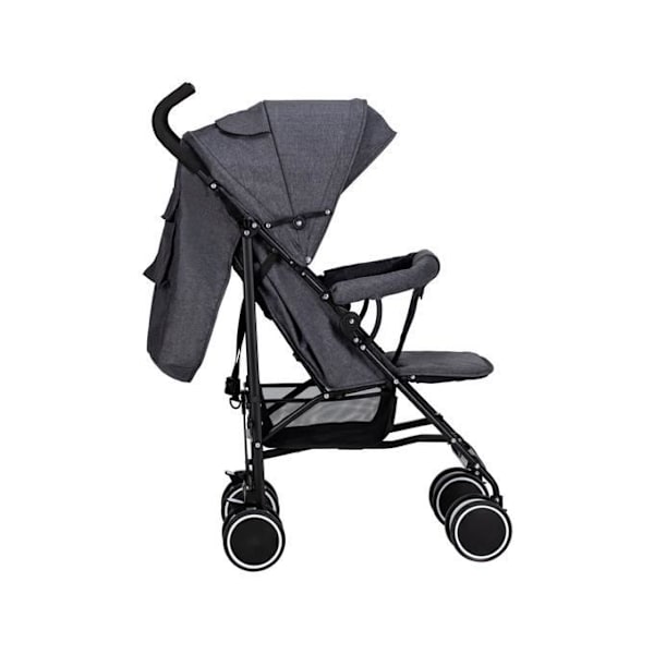 ENKEL barnvagn - FreeOn - 48532 - grå färg grå