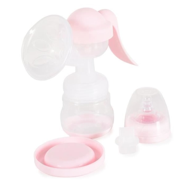 Cangaroo manuel brystpumpe Cara silikone sut størrelse 0 sutteflaske 150 ml, ventil [Rosa] Rosa