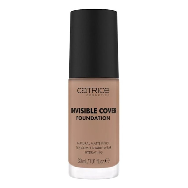 Foundation - CATRICE - Invisible Cover 037W - Lätt täckning - Naturlig finish - Lång hållbarhet OSYNLIG SKYDD 037W