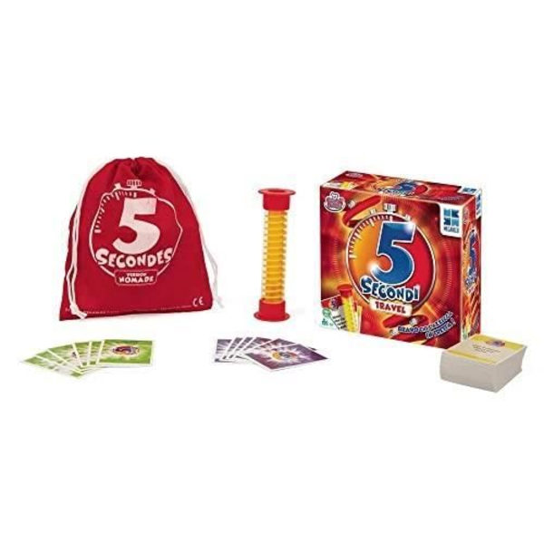 Rejsespil - lomme - GRANDI GIOCHI - 5 SEKUNDERS REJSE - 1 spørgsmål, 3 svar - 5 sekunder