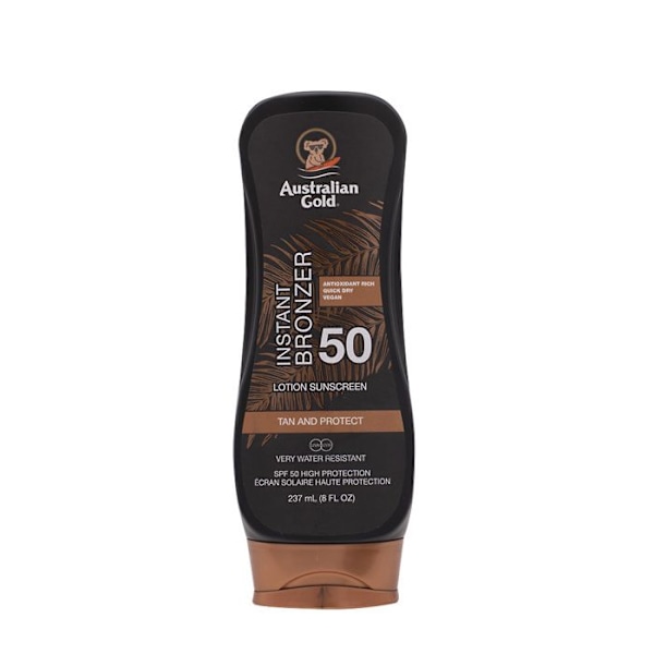 Australian Gold Solbeskyttelse SPF50 Lotion med Bronzeregenskaber 237ml