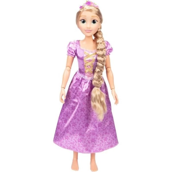Giant docka - DISNEY PRINCESS - Rapunzel - 80 cm - Inkluderar hårtillbehör - Unisex