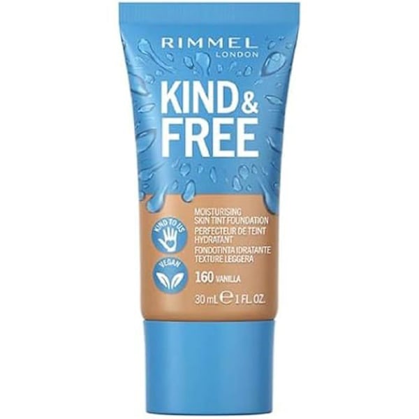 Rimmel Foundation - Kind & Free Complexion Perfector - 150 Rose Vanilla - Återfuktande och naturligt Rose Vanilj