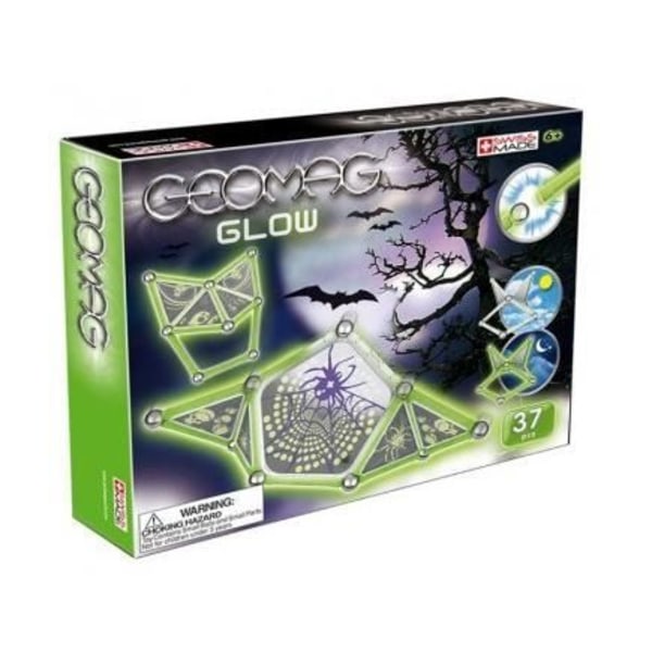 GEOMAG GLOW - 37 STK - KONSTRUKTIONSPIL...
