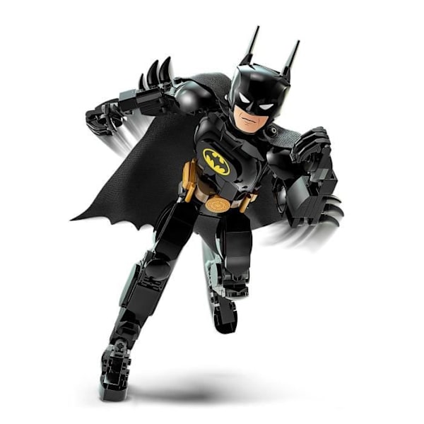 LEGO® DC 76259 Batman-minifiguren, superhjälteleksak med udde, baserad på Batman-filmen från 1989 Svart