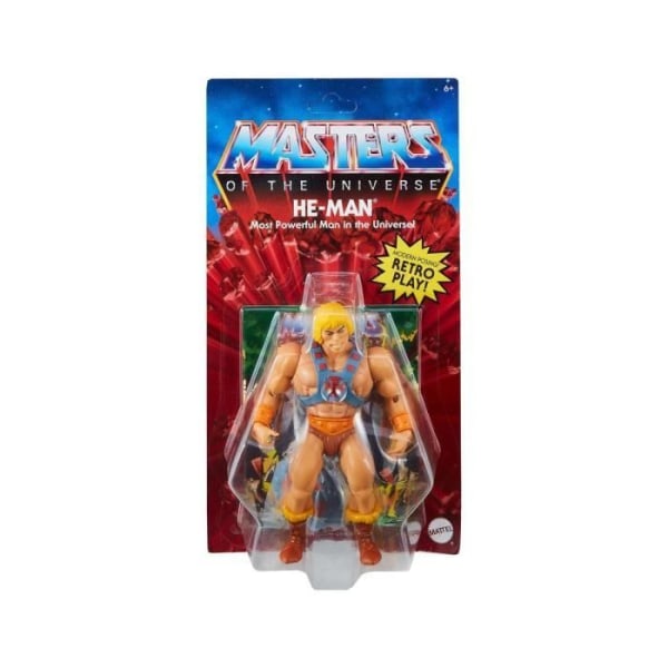 Figurine - Mattel - Masters of the Universe Origins 2021 - Classic He-Man 14 cm - Blandat - Vuxen