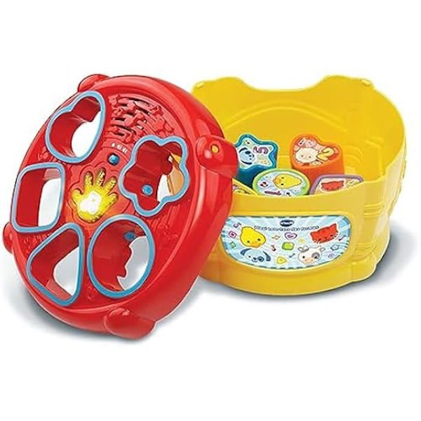 Legetøj - VTECH - The Magic Drum of Shapes - Kognitiv udvikling - Komfortabel - Fuld af lyde Vit, Rosa, Blå